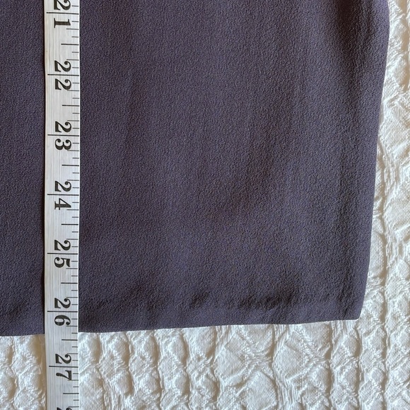 EILEEN FISHER Jacket Long Sleeve 1 Button Closure Purple Silk Women’s Sz: PS - Picture 9 of 9